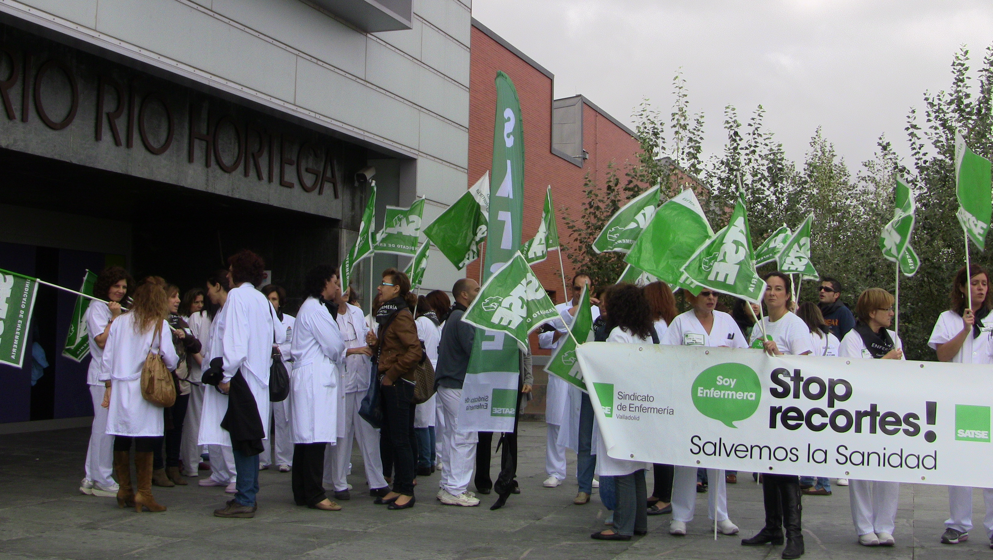 Huelga SATSE Castilla y León Río Hortega 111012