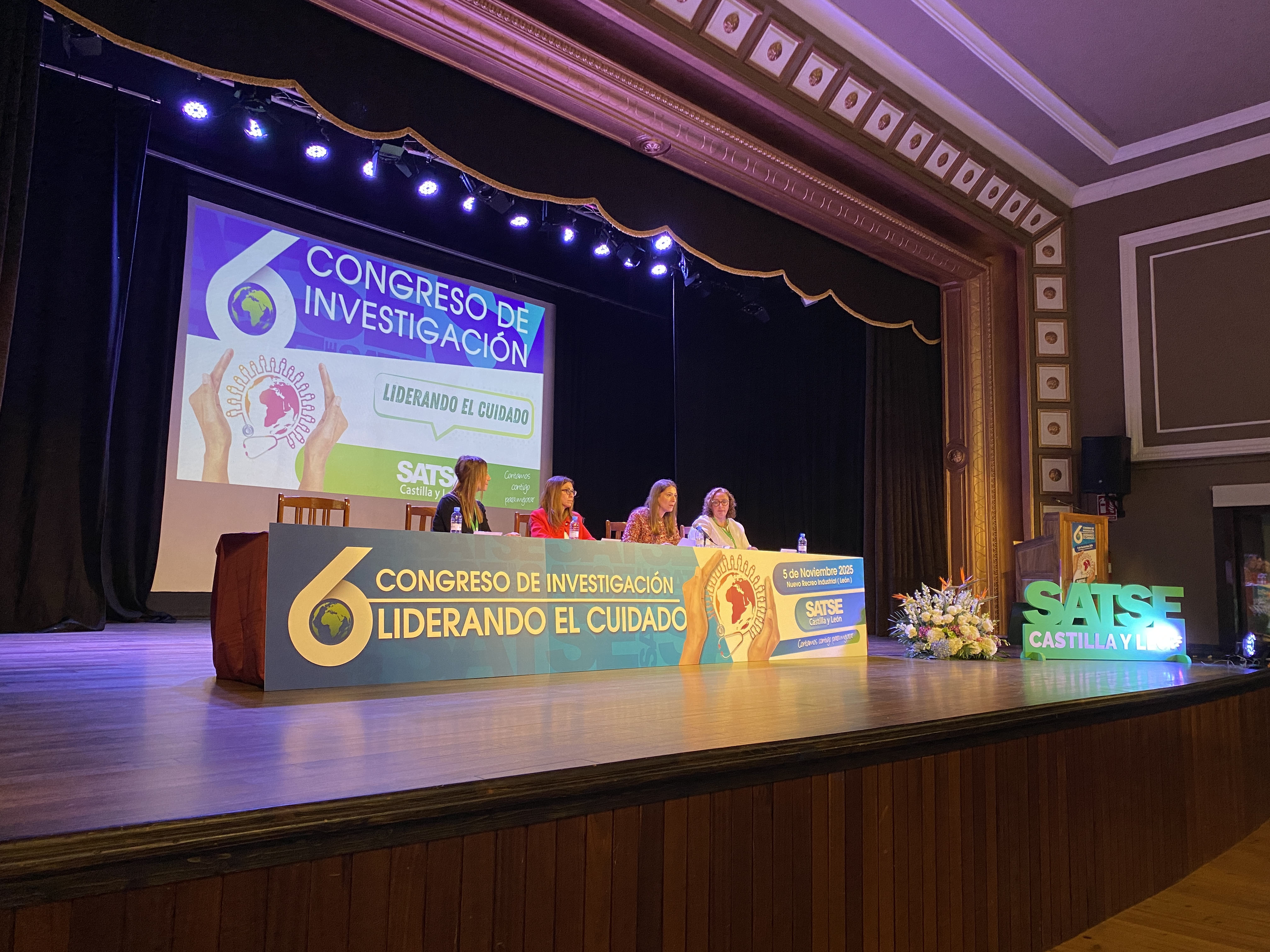 Inauguración del VI Congreso de Investigación SATSE Castilla y León que se celebra en León. 