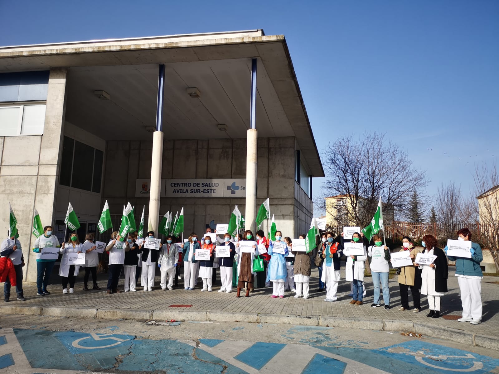Concentración en Ávila