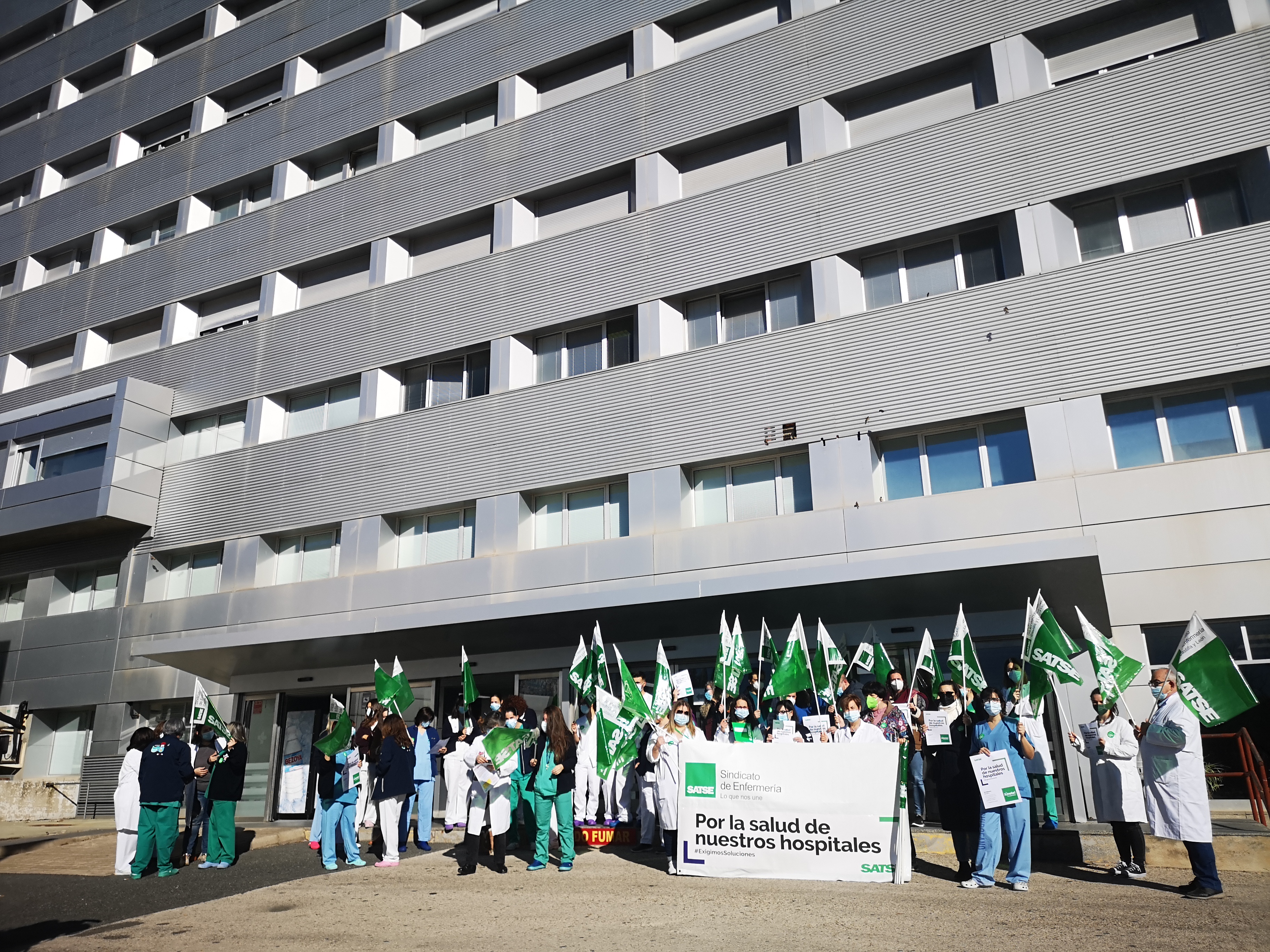 Concentración en el Hospital Nuestra Señora de Sonsoles de Ávila