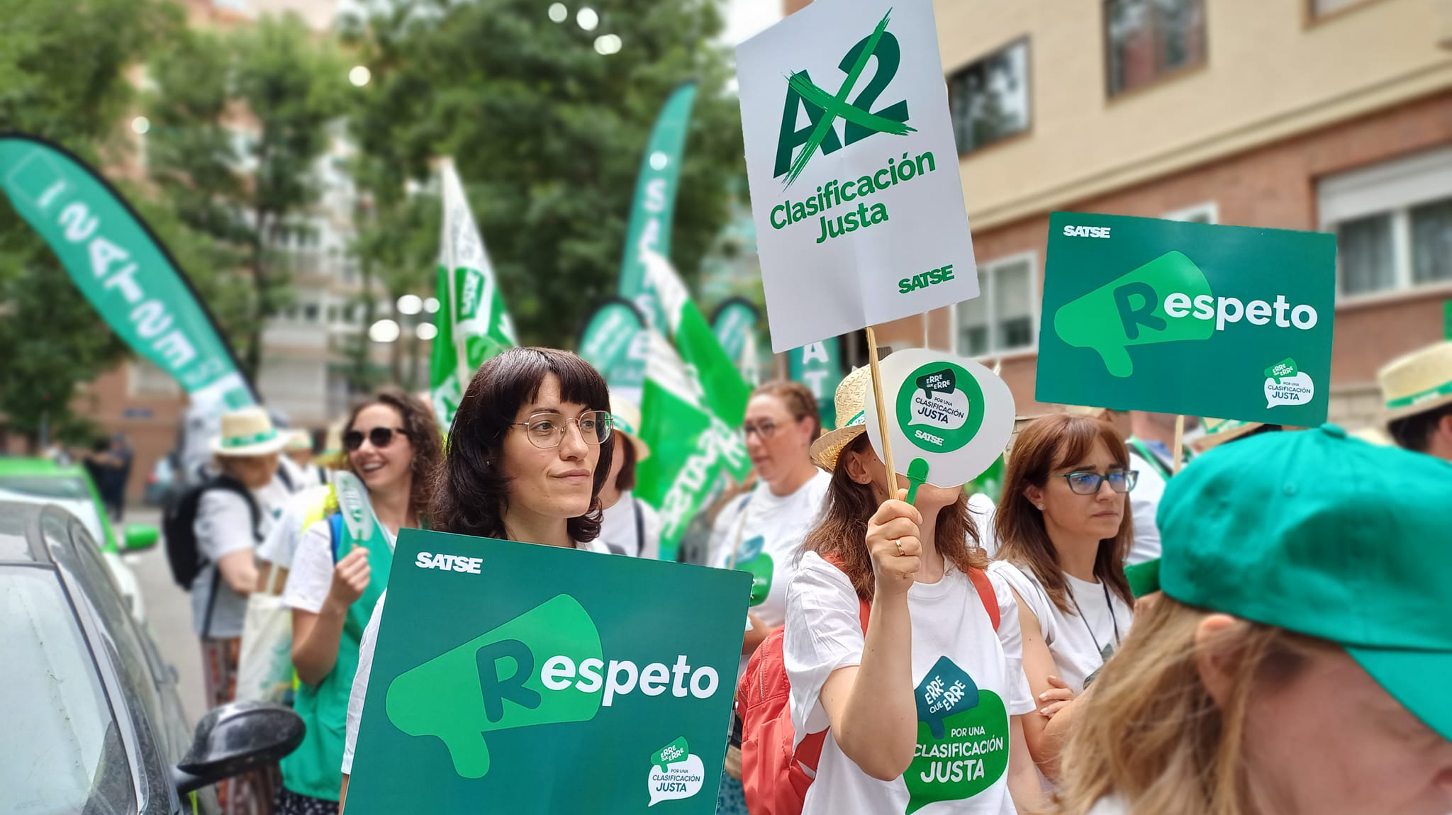 Delegadas de SATSE Castilla y León el 27 de junio en Madrid