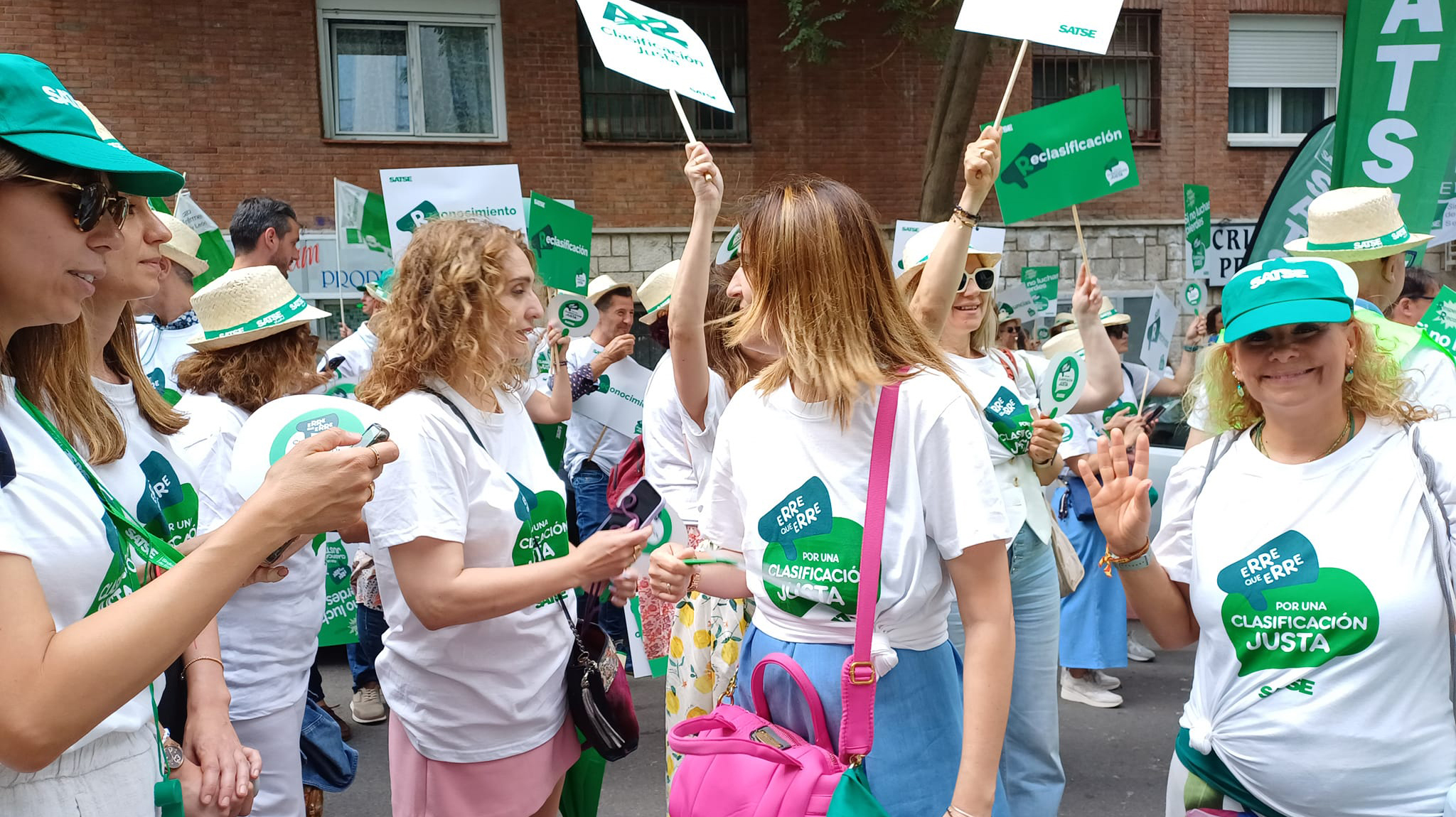 Delegadas de SATSE Castilla y León el 27 de junio en Madrid