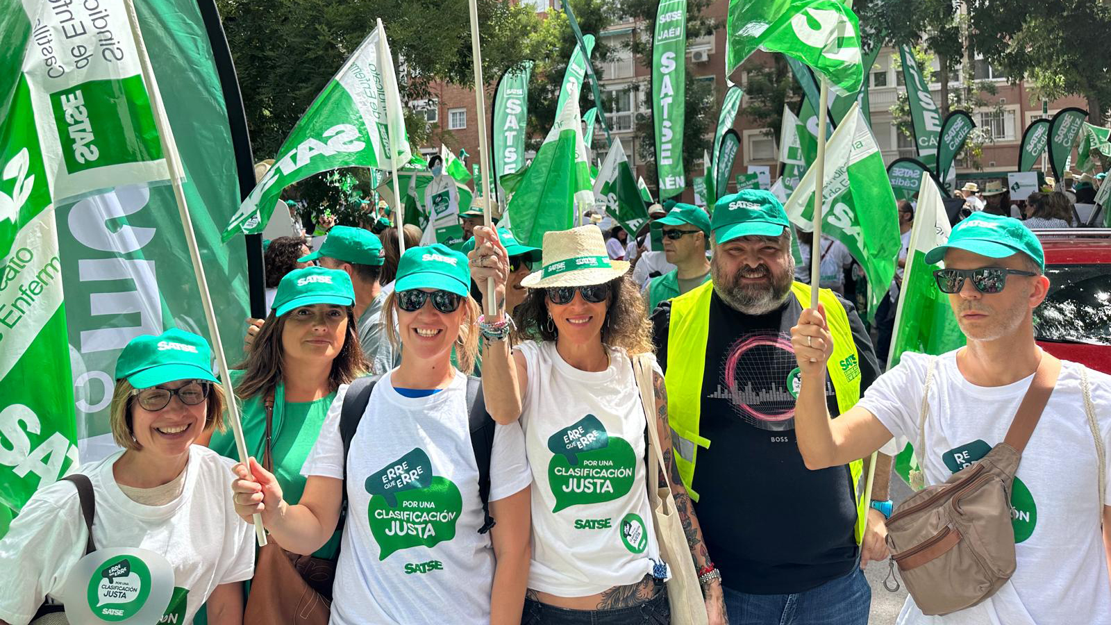 Delegadas de SATSE León el 27 de junio en Madrid