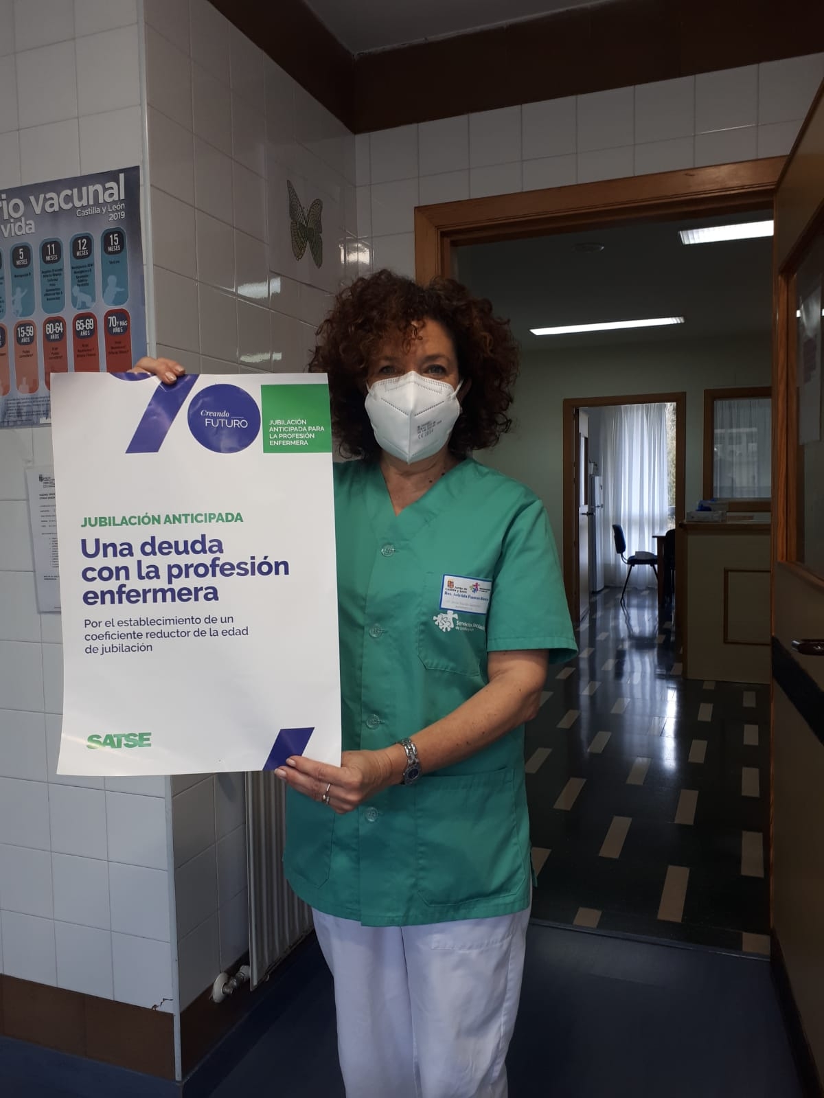 Una delegada de SATSE Burgos