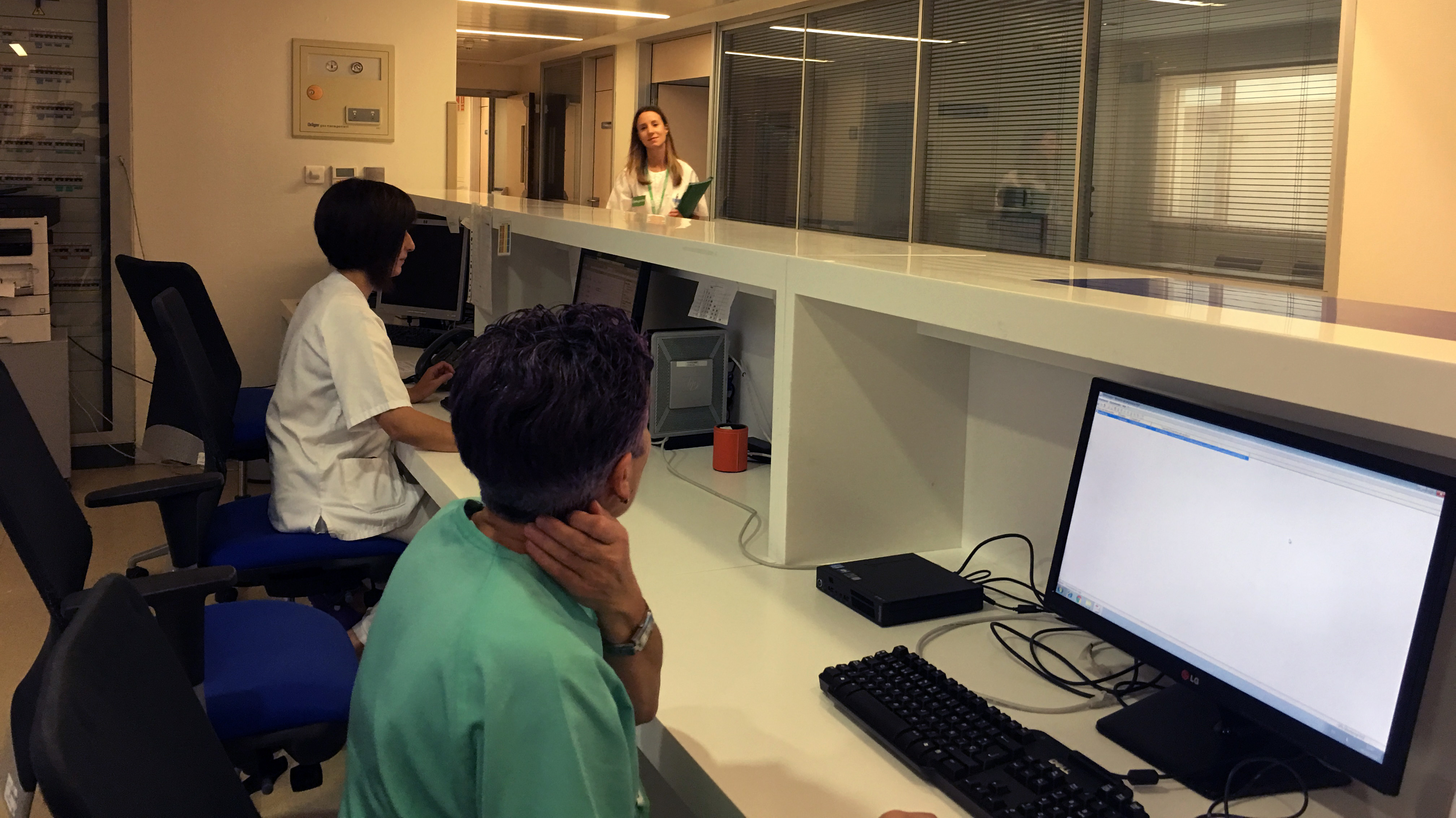 Enfermeras trabajando en un centro hospitalario de Castilla y León