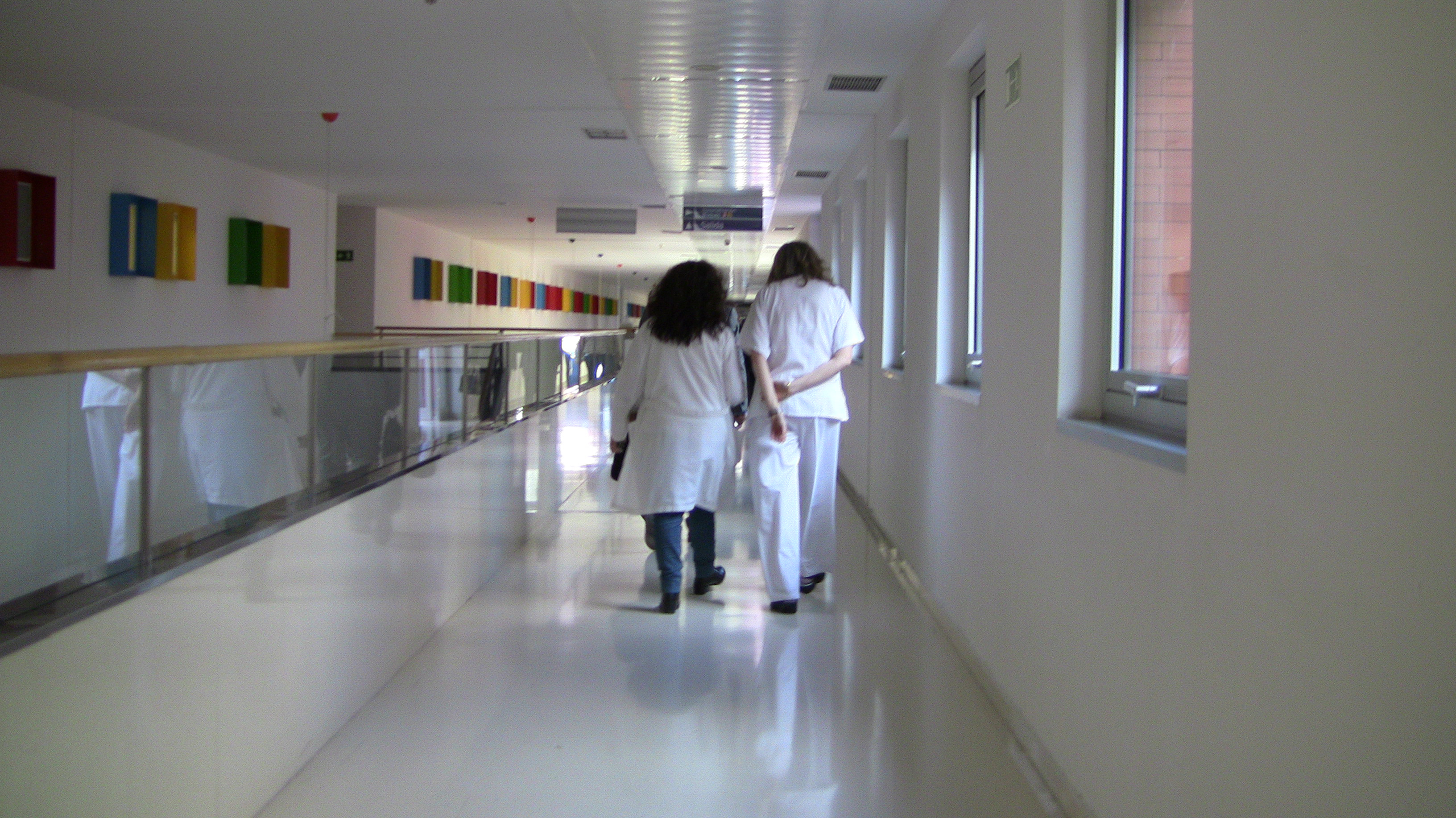 Enfermeras en el Hospital Río Hortega