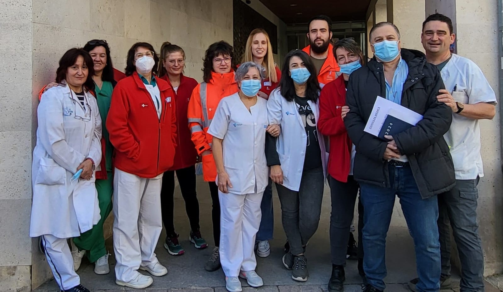 Enfermeras y personal sanitario del Centro de Salud de Cuéllar, en Segovia